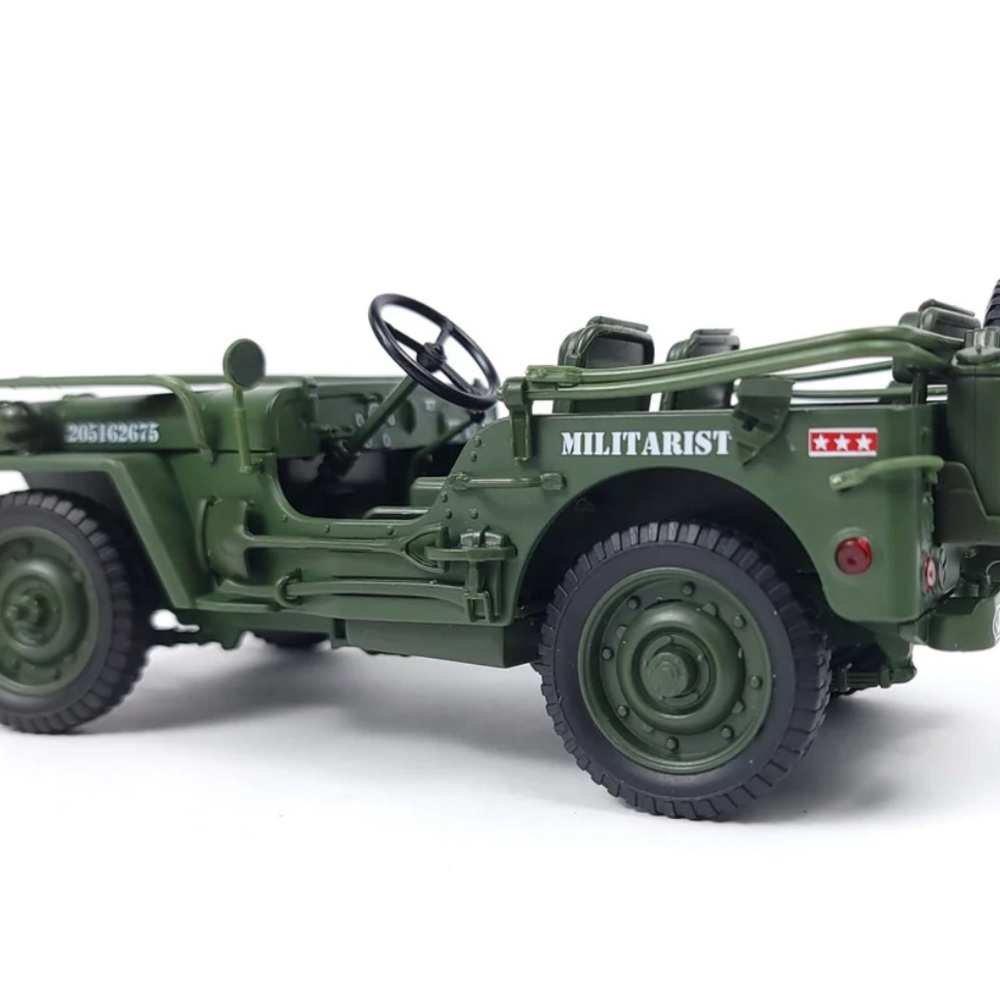 Military Jeep Toy Willy’s 1:18 Green Toy Jeep